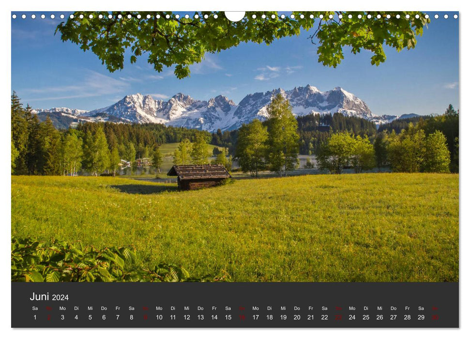 Der Wilde Kaiser, das Kletterparadies bei Kitzbühel (CALVENDO Wandkalender 2024)