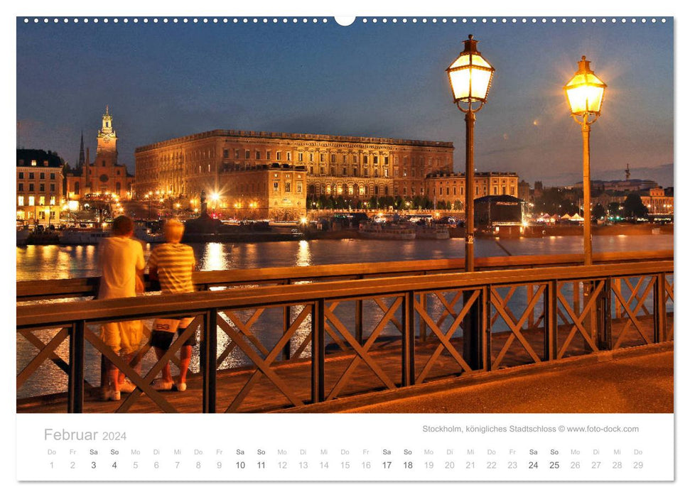 Hafenstädte der Ostsee (CALVENDO Premium Wandkalender 2024)