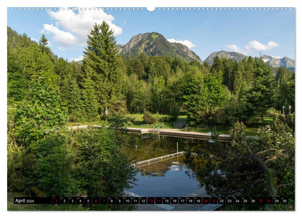 Oberstdorf und Umgebung (CALVENDO Premium Wandkalender 2024)