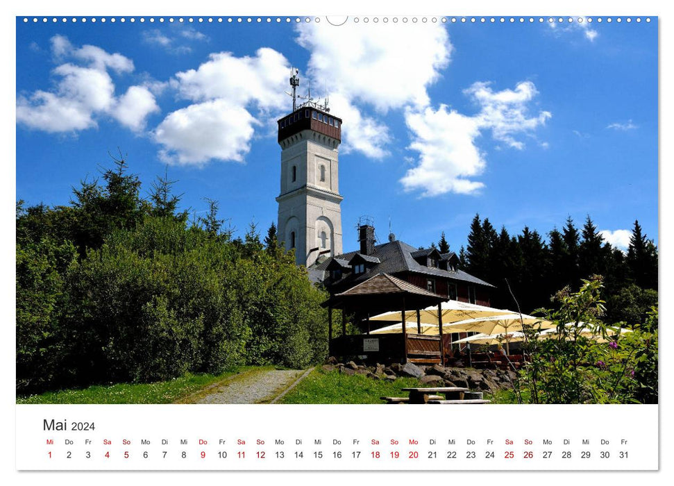 Annaberg - Hauptstadt des Erzgebirges (CALVENDO Premium Wandkalender 2024)