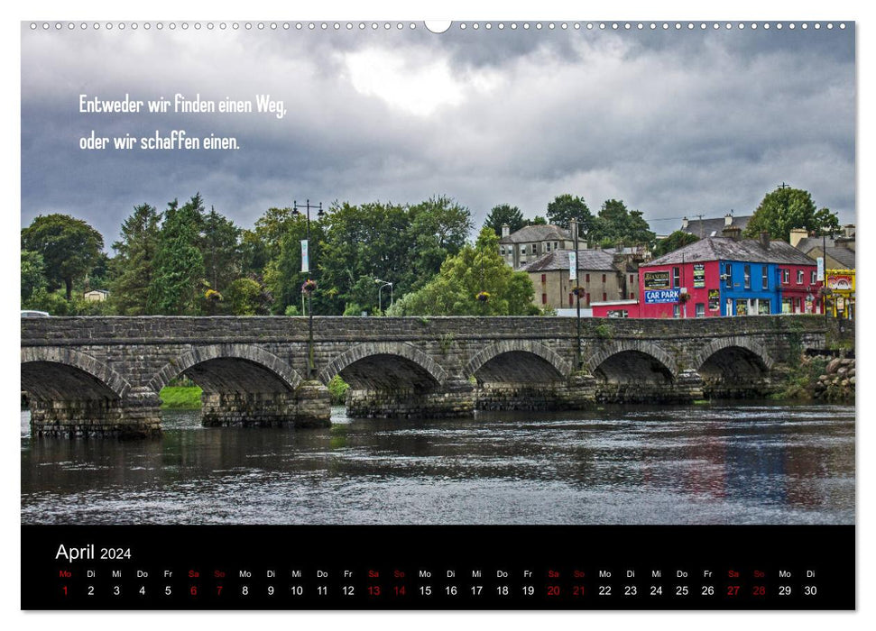 Irland - Irische Segenswünsche (CALVENDO Premium Wandkalender 2024)