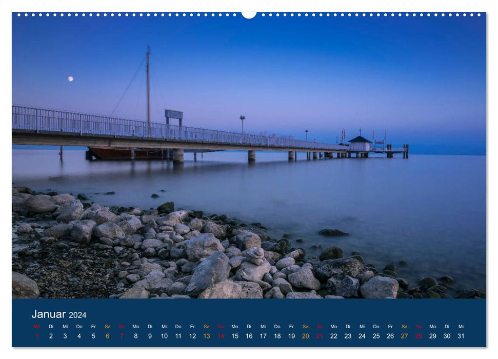 Ansichten vom Bodensee (CALVENDO Premium Wandkalender 2024)