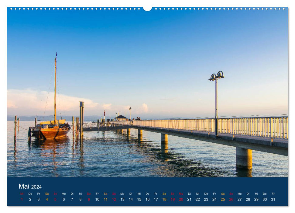 Ansichten vom Bodensee (CALVENDO Premium Wandkalender 2024)