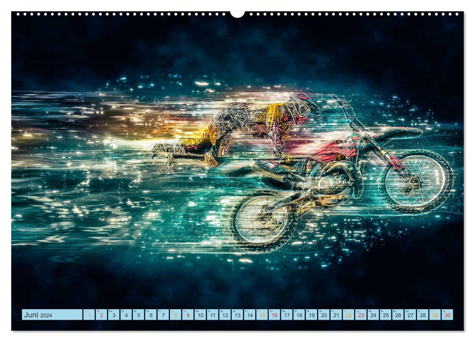 Motocross - extrem cool (CALVENDO Wandkalender 2024)
