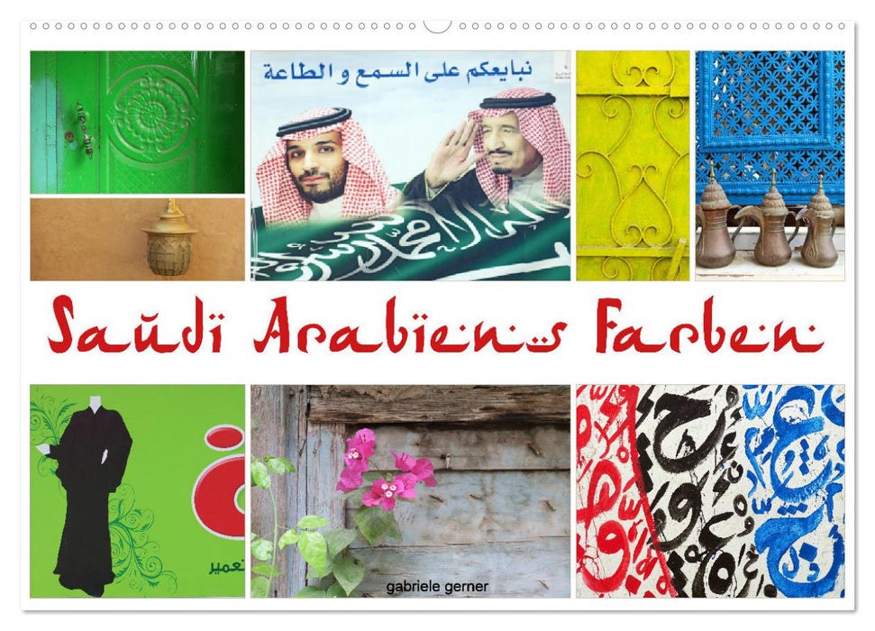Saudi Arabiens Farben (CALVENDO Wandkalender 2024)