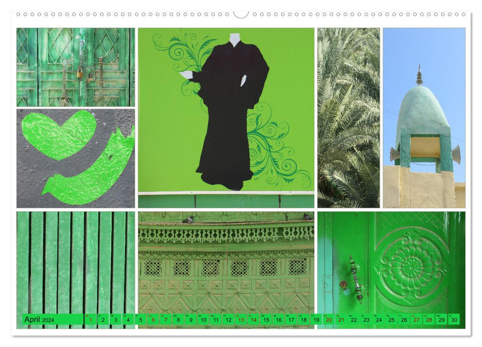 Saudi Arabia's colors (CALVENDO wall calendar 2024) 