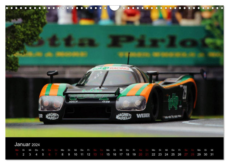 Motorsport in 1/32 (CALVENDO wall calendar 2024) 