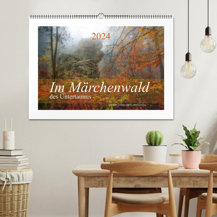 In the fairytale forest of the Untertaunus (CALVENDO wall calendar 2024) 