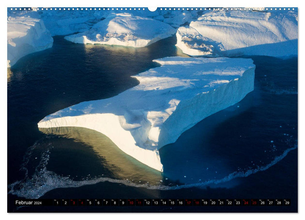 GREENLAND Icefjord and Disko Bay (CALVENDO wall calendar 2024) 