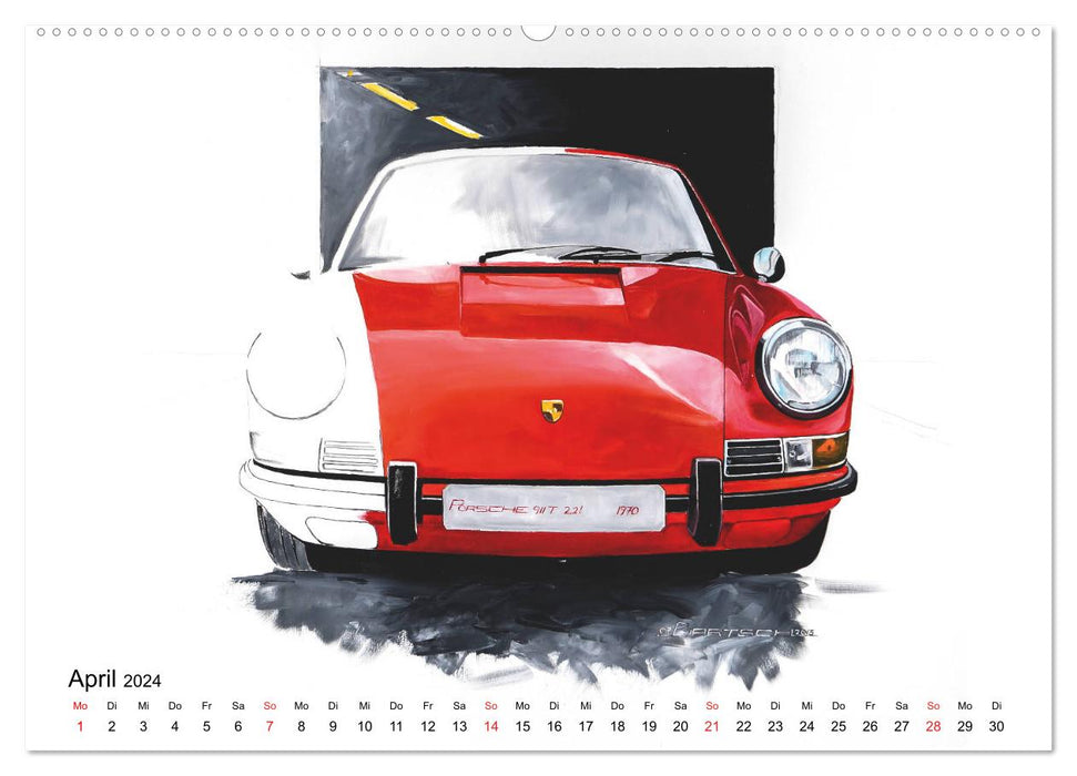50 years of Porsche 911 (CALVENDO wall calendar 2024) 