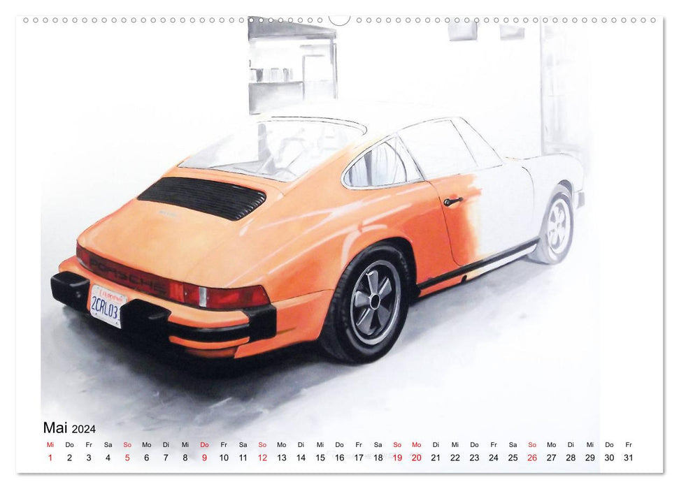 50 Jahre Porsche 911 (CALVENDO Wandkalender 2024)