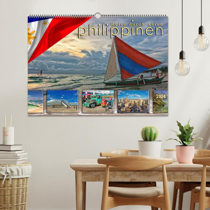 Travel through Asia - Philippines (CALVENDO wall calendar 2024) 