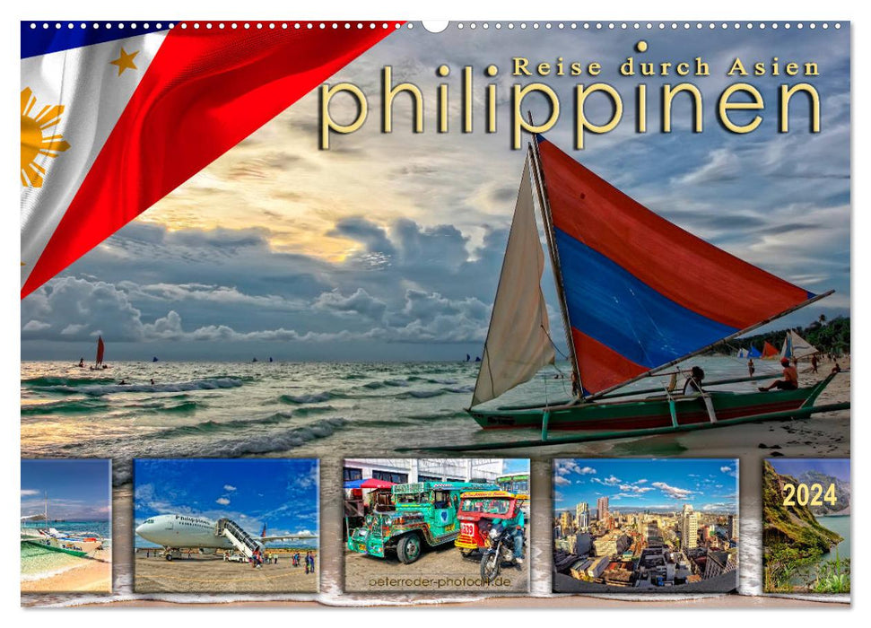 Travel through Asia - Philippines (CALVENDO wall calendar 2024) 