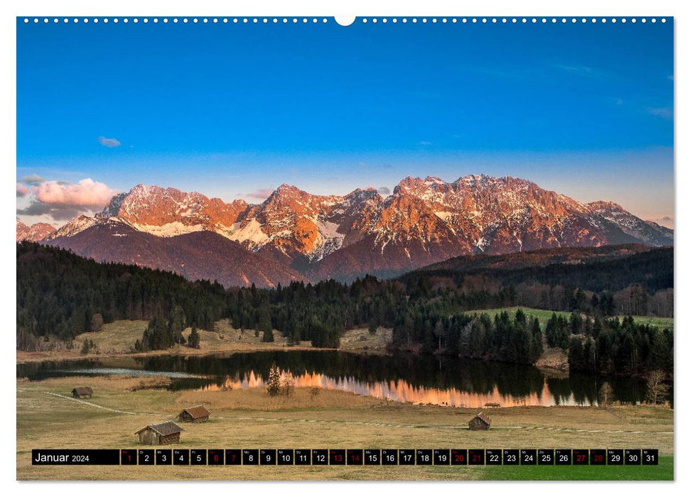 Traumhafte Alpen (CALVENDO Wandkalender 2024)