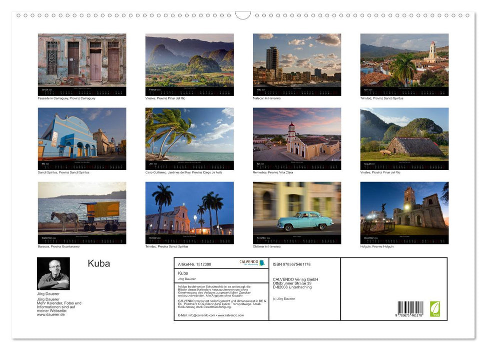 Cuba 2024 (CALVENDO wall calendar 2024) 