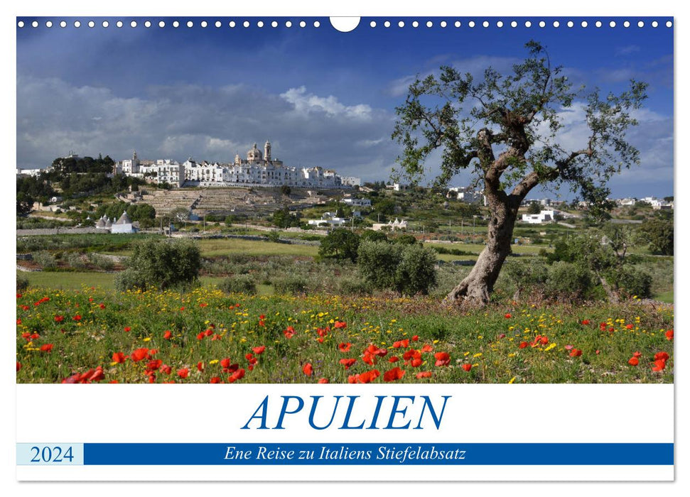 Apulia - A journey to Italy's boot heel (CALVENDO wall calendar 2024) 