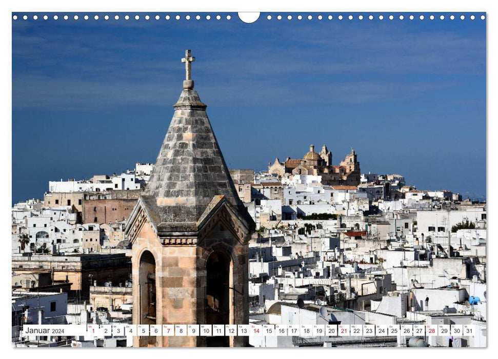 Apulia - A journey to Italy's boot heel (CALVENDO wall calendar 2024) 