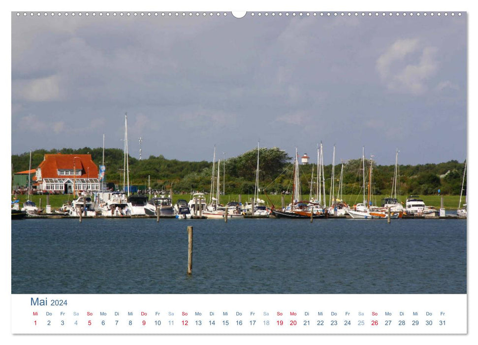 Langeoog 2024. Impressionen zwischen Hafen und Ostende (CALVENDO Wandkalender 2024)