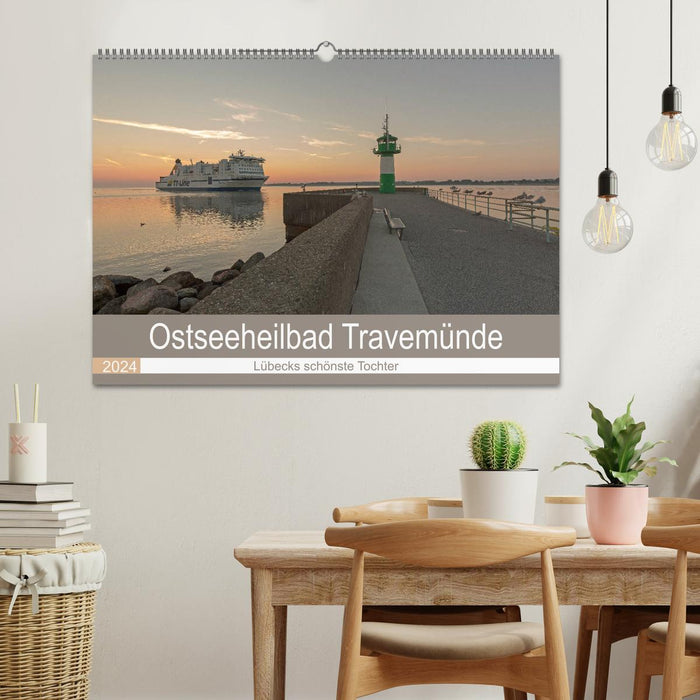 Ostseeheilbad Travemünde - Lübecks schönste Tochter (CALVENDO Wandkalender 2024)