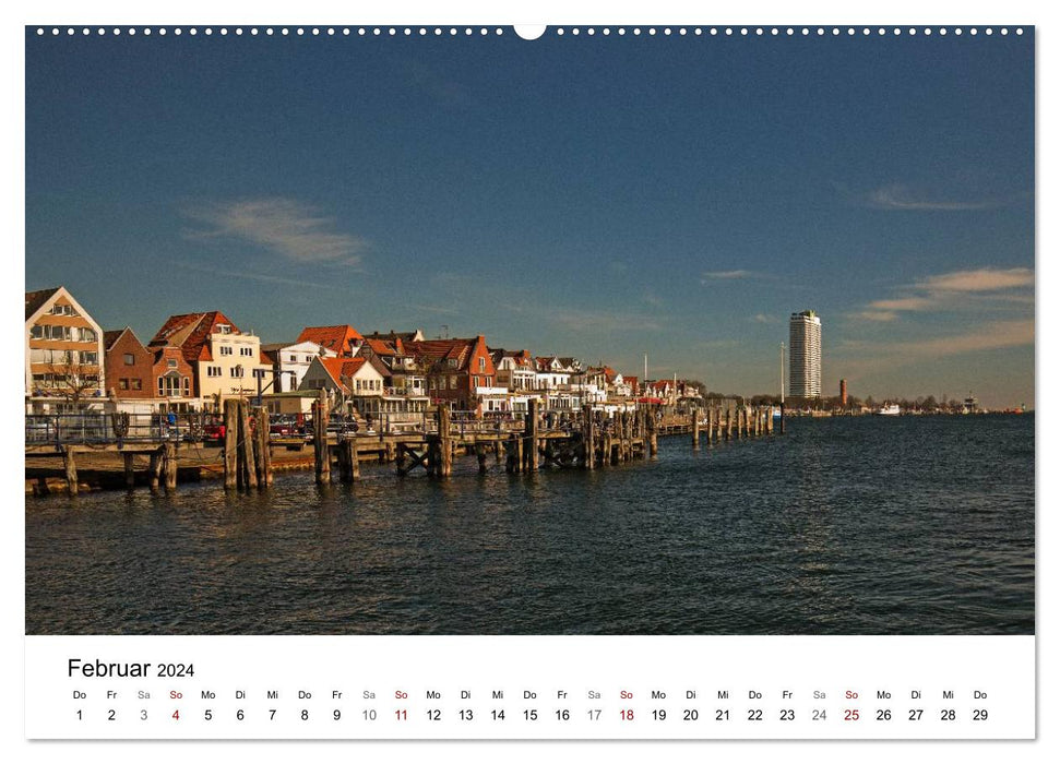 Baltic Sea spa Travemünde - Lübeck's most beautiful daughter (CALVENDO wall calendar 2024) 