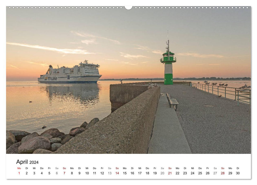 Baltic Sea spa Travemünde - Lübeck's most beautiful daughter (CALVENDO wall calendar 2024) 