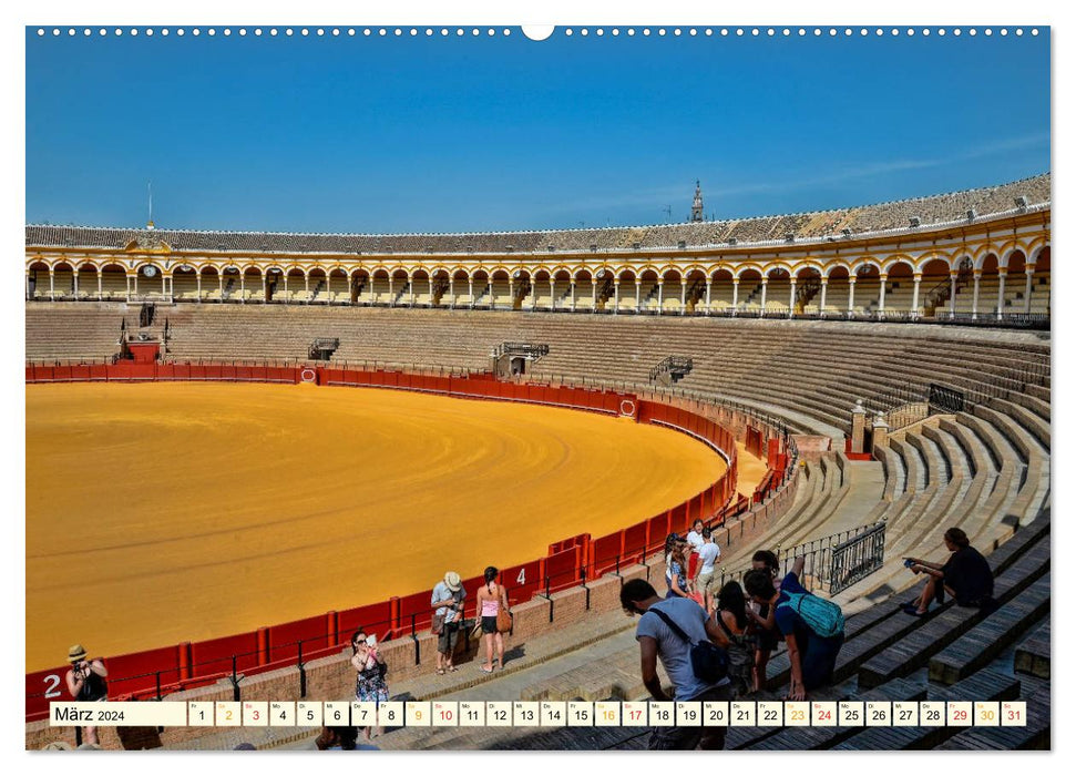 Sevilla, andalusische Schönheit (CALVENDO Wandkalender 2024)