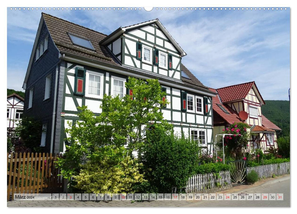 The Eichsfeld - idyllic, historic, beautiful (CALVENDO Premium Wall Calendar 2024) 