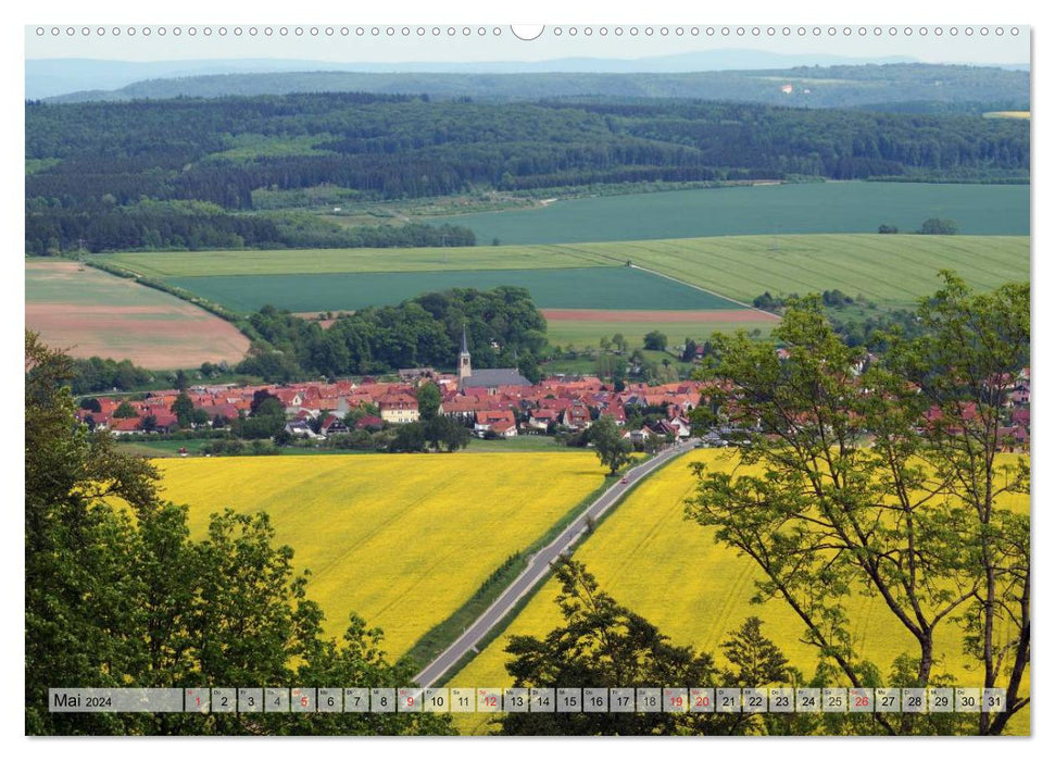 The Eichsfeld - idyllic, historic, beautiful (CALVENDO Premium Wall Calendar 2024) 