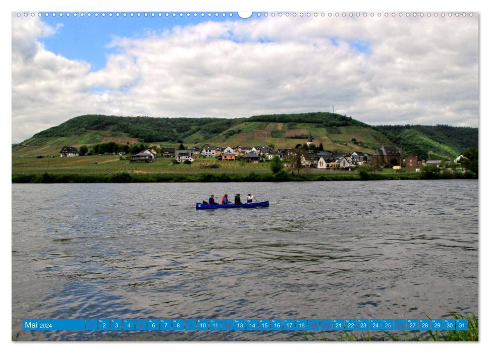 Along the beautiful Moselle - From Koblenz to Trier (CALVENDO Premium Wall Calendar 2024) 