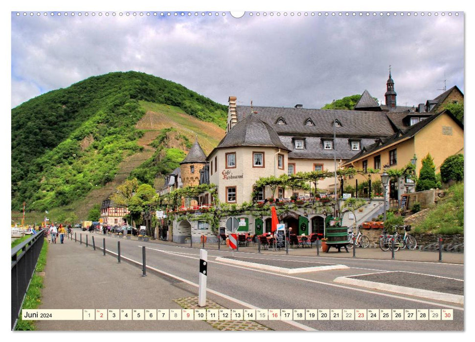 Along the beautiful Moselle - From Koblenz to Trier (CALVENDO Premium Wall Calendar 2024) 