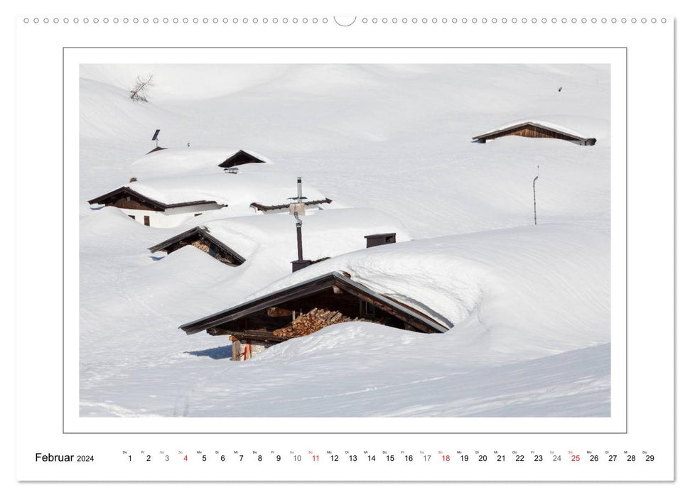 On the road in the Chiemgau Alps (CALVENDO Premium wall calendar 2024) 