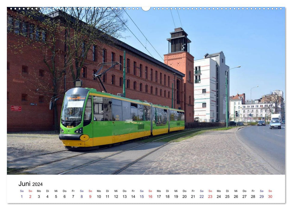 Trams in Europe (CALVENDO Premium Wall Calendar 2024) 