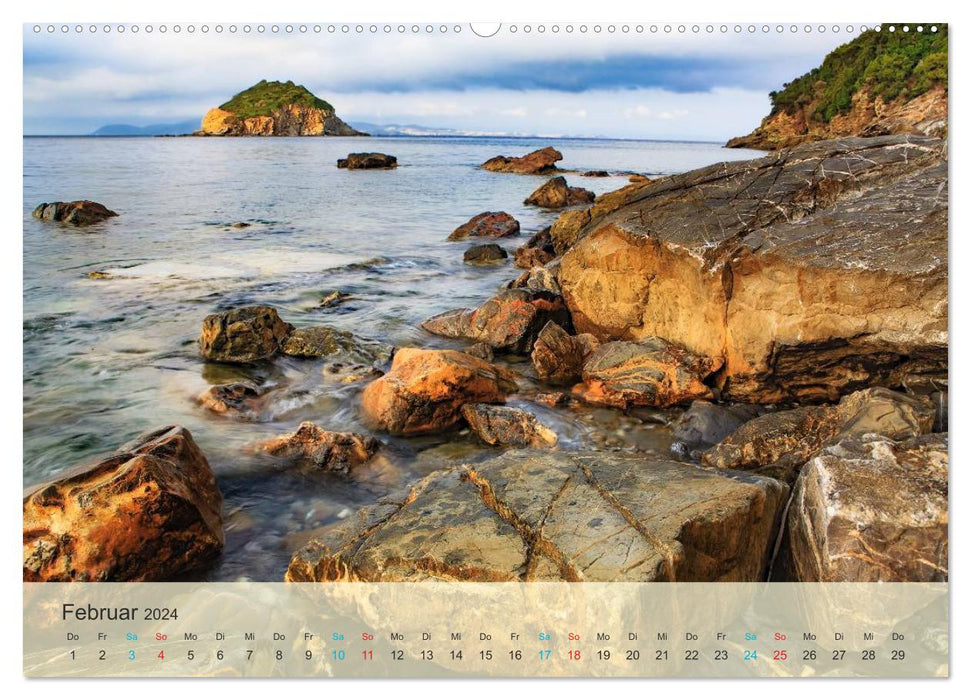Elba - the island in the Mediterranean (CALVENDO Premium Wall Calendar 2024) 