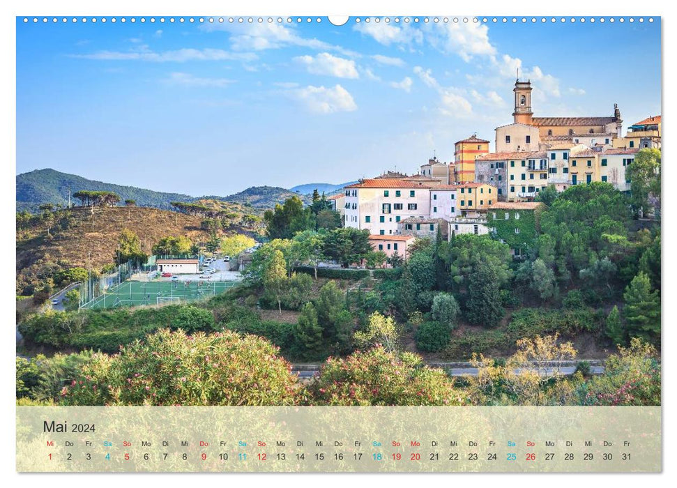 Elba - the island in the Mediterranean (CALVENDO Premium Wall Calendar 2024) 