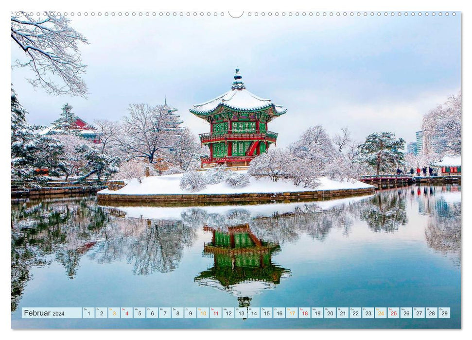 South Korea - high-tech and a lot of tradition (CALVENDO Premium Wall Calendar 2024) 