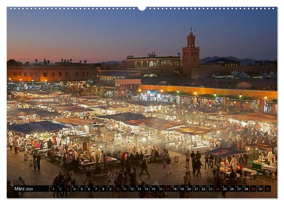 Morocco - Fascinating Maghreb (CALVENDO Premium Wall Calendar 2024) 