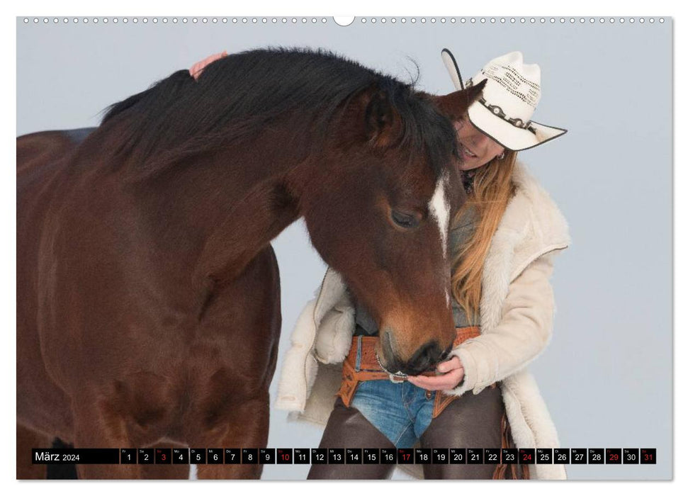 Bavarian Western Feeling (CALVENDO Premium Wall Calendar 2024) 