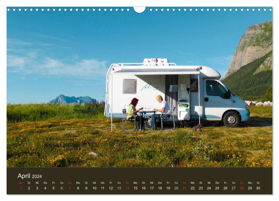 Motorhome trips (CALVENDO wall calendar 2024) 