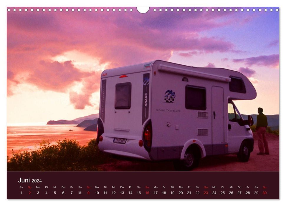 Motorhome trips (CALVENDO wall calendar 2024) 