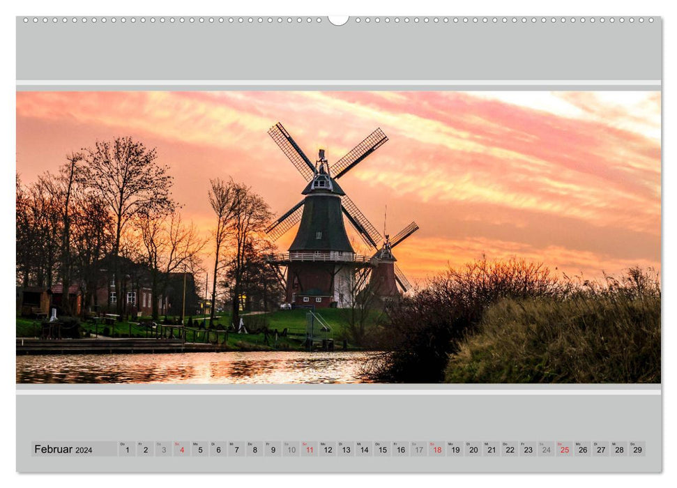 Ostfriesland Panorama (CALVENDO Premium Wandkalender 2024)