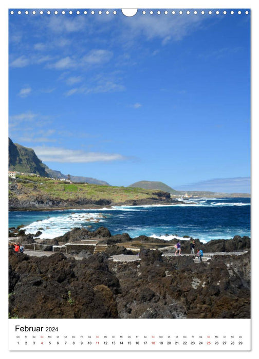 Teneriffa - Insel der Glückseligen (CALVENDO Wandkalender 2024)