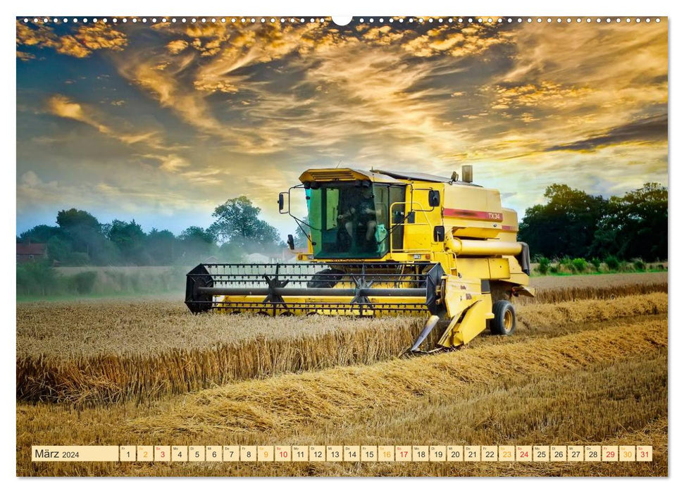 Landwirtschaft - die Zukunft ist digital (CALVENDO Wandkalender 2024)
