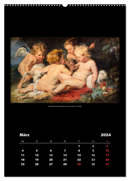 Peter Paul Rubens - Rubens (CALVENDO Premium Wandkalender 2024)