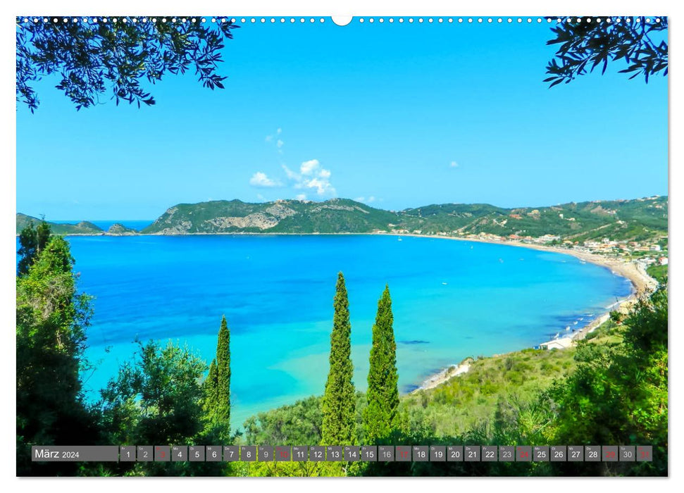 Korfu, Perle im Ionischen Meer (CALVENDO Premium Wandkalender 2024)