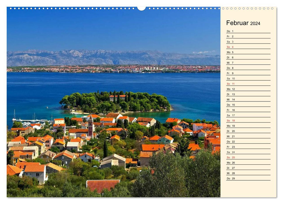 Zadar und Norddalmatien (CALVENDO Premium Wandkalender 2024)