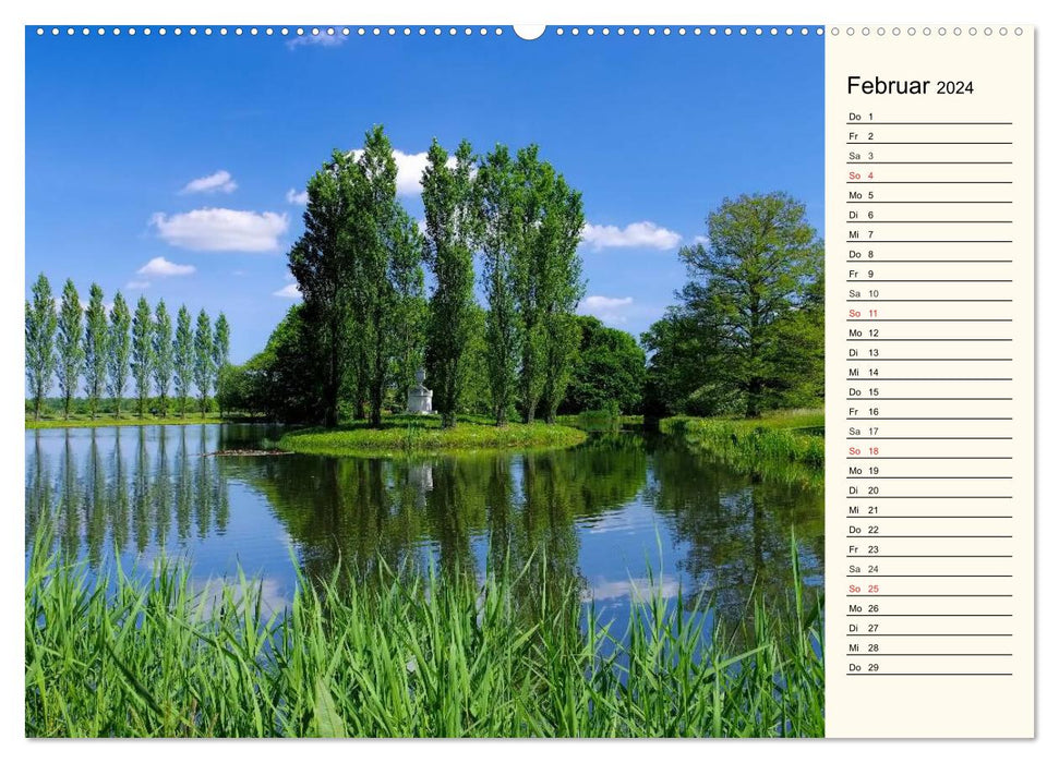 Spaziergang durch den Wörlitzer Park (CALVENDO Premium Wandkalender 2024)