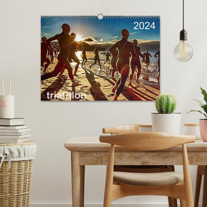 TRIATHLON 2024 (CALVENDO Wandkalender 2024)
