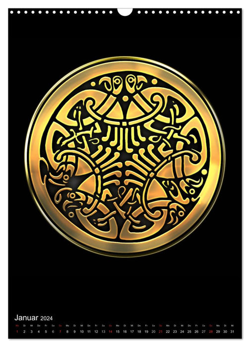 Keltische Art (CALVENDO Wandkalender 2024)