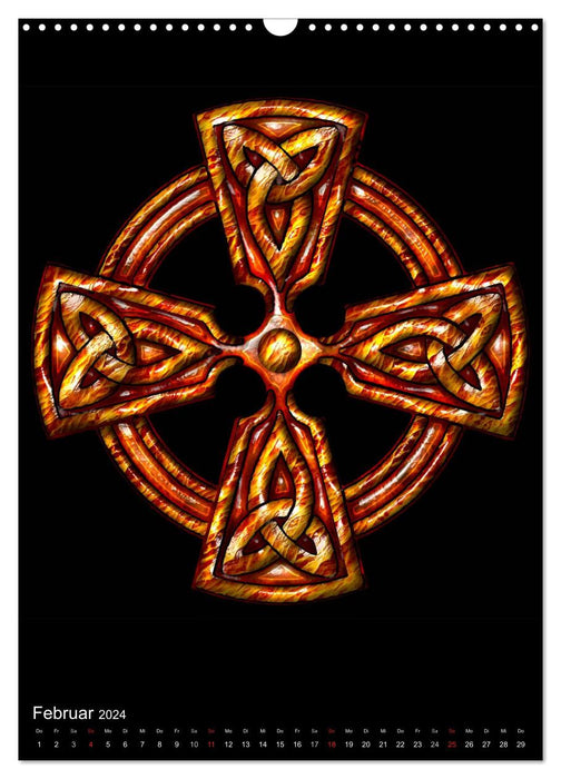 Keltische Art (CALVENDO Wandkalender 2024)