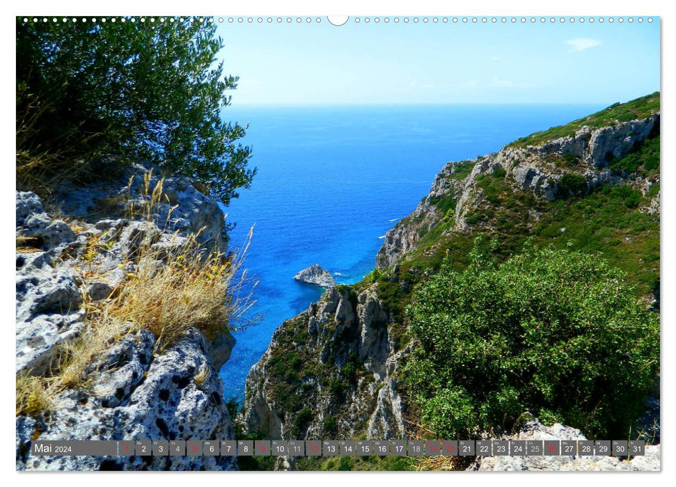 Korfu, Perle im Ionischen Meer (CALVENDO Wandkalender 2024)